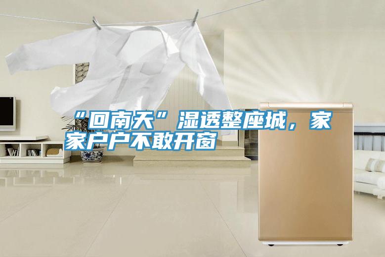 “回南天”濕透整座城，家家戶戶不敢開窗