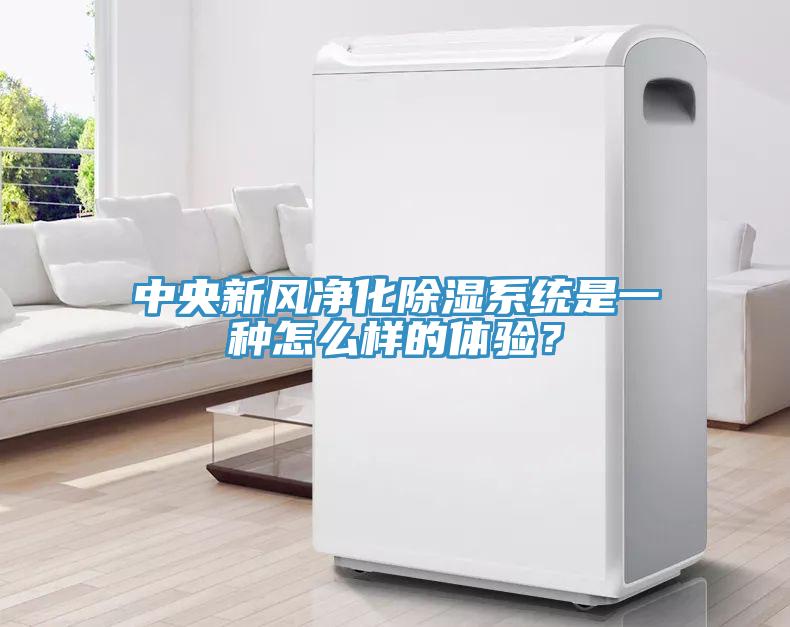 中央新風(fēng)凈化除濕系統(tǒng)是一種怎么樣的體驗(yàn)？