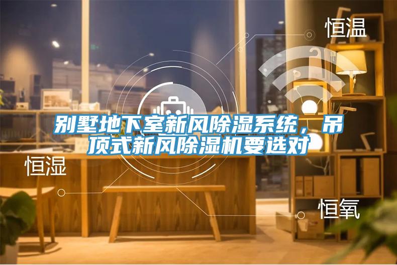 別墅地下室新風除濕系統(tǒng)，吊頂式新風除濕機要選對