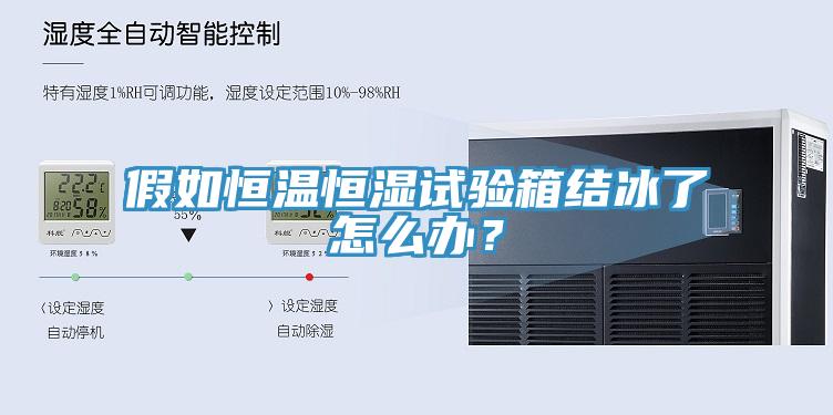 假如恒溫恒濕試驗(yàn)箱結(jié)冰了怎么辦？