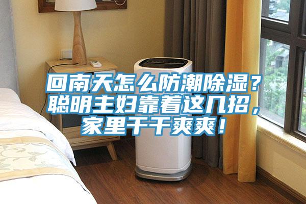回南天怎么防潮除濕？聰明主婦靠著這幾招，家里干干爽爽！