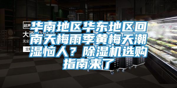 華南地區(qū)華東地區(qū)回南天梅雨季黃梅天潮濕惱人？除濕機(jī)選購(gòu)指南來了