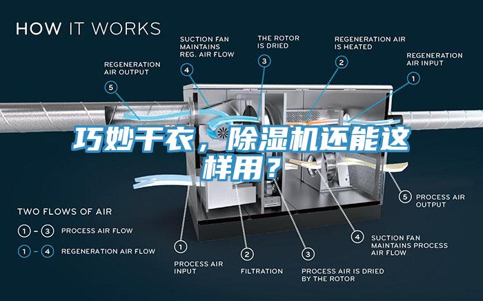 巧妙干衣，除濕機還能這樣用？