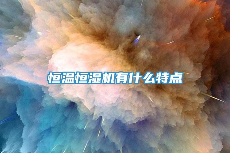 恒溫恒濕機(jī)有什么特點