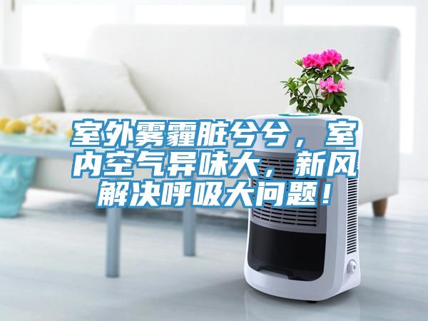 室外霧霾臟兮兮，室內(nèi)空氣異味大，新風(fēng)解決呼吸大問題！