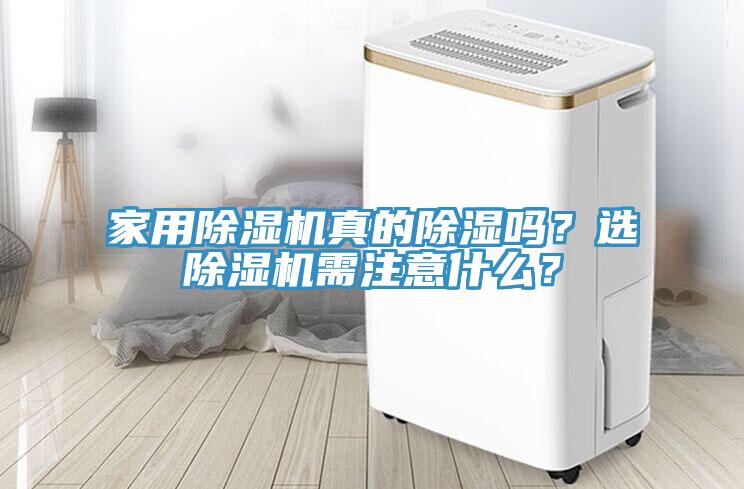家用除濕機真的除濕嗎？選除濕機需注意什么？
