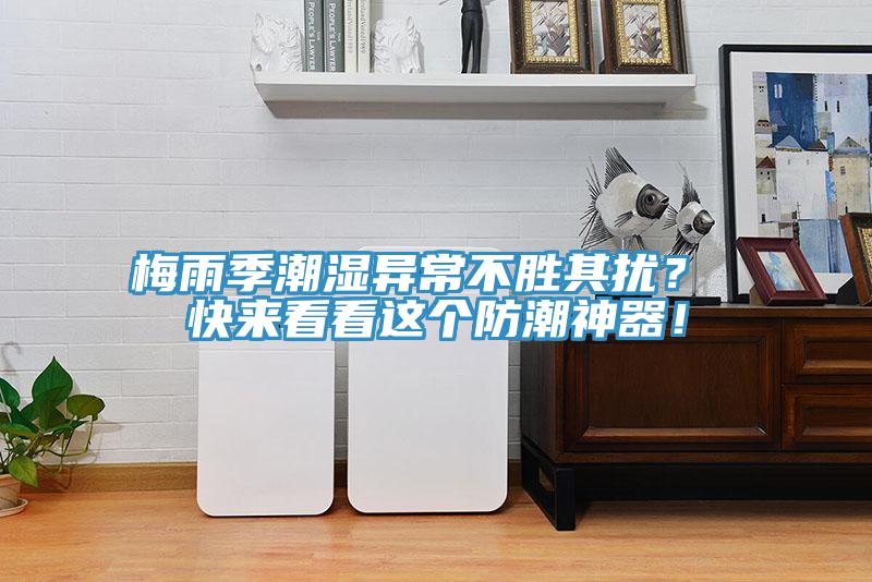 梅雨季潮濕異常不勝其擾？ 快來(lái)看看這個(gè)防潮神器！