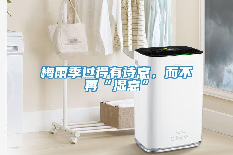 梅雨季過得有詩意，而不再“濕意”