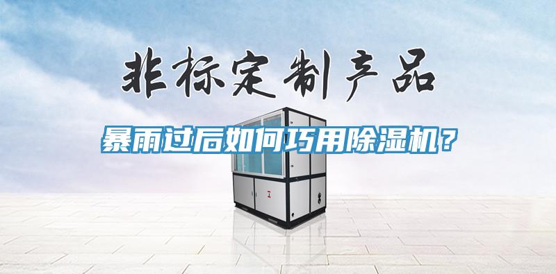 暴雨過(guò)后如何巧用除濕機(jī)？