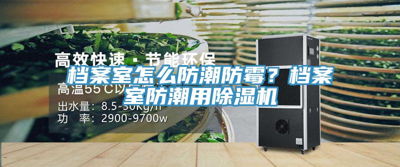 檔案室怎么防潮防霉？檔案室防潮用除濕機