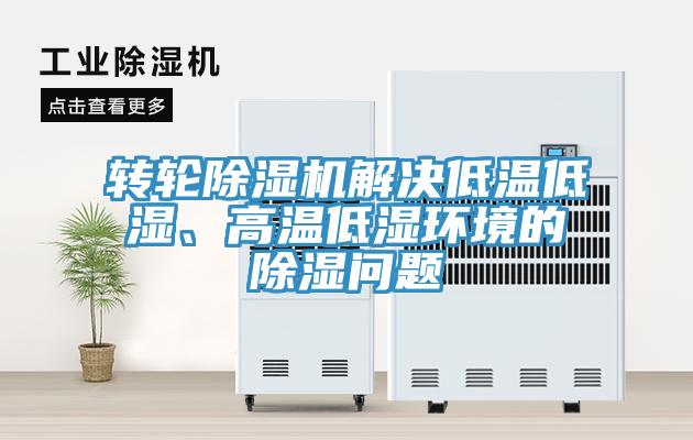 轉(zhuǎn)輪除濕機解決低溫低濕、高溫低濕環(huán)境的除濕問題