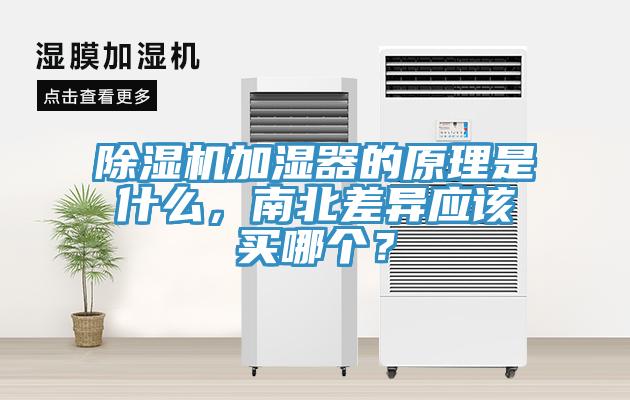 除濕機加濕器的原理是什么，南北差異應該買哪個？