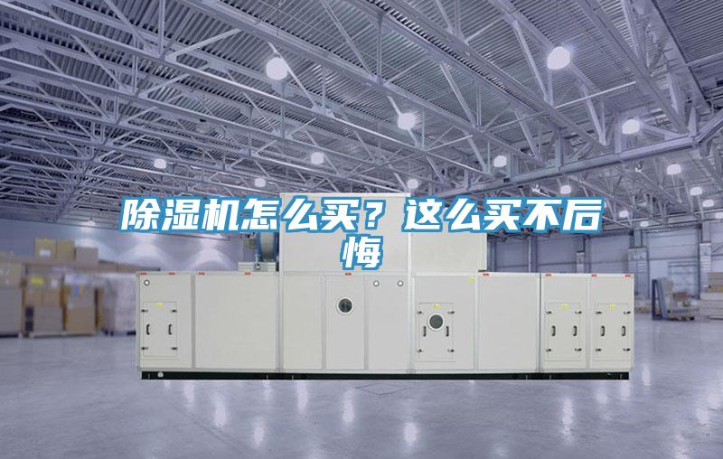 除濕機(jī)怎么買(mǎi)？這么買(mǎi)不后悔