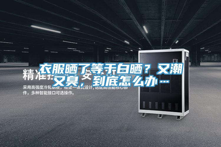 衣服曬了等于白曬？又潮又臭，到底怎么辦…