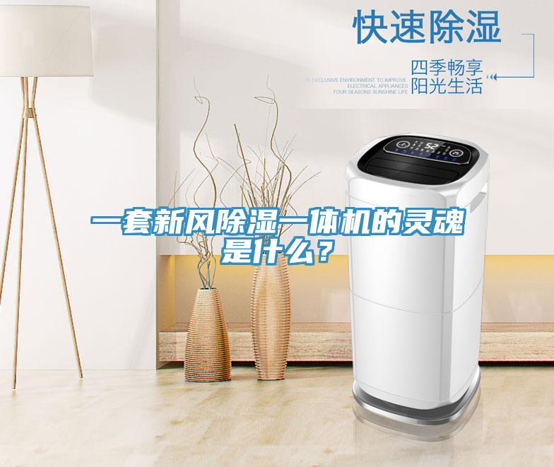 一套新風(fēng)除濕一體機(jī)的靈魂是什么？
