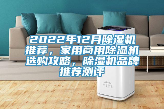 2022年12月除濕機推薦，家用商用除濕機選購攻略，除濕機品牌推薦測評