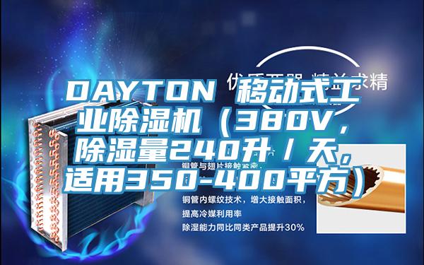 DAYTON 移動(dòng)式工業(yè)除濕機(jī)（380V，除濕量240升／天，適用350-400平方）