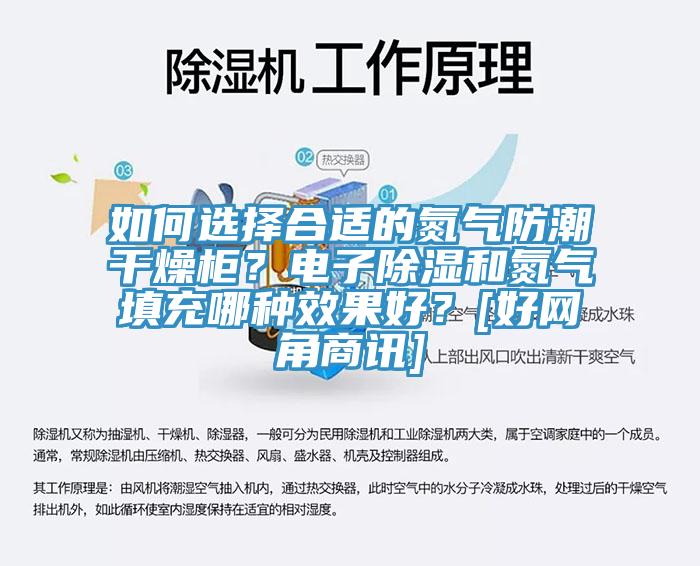 如何選擇合適的氮氣防潮干燥柜？電子除濕和氮氣填充哪種效果好？[好網角商訊]