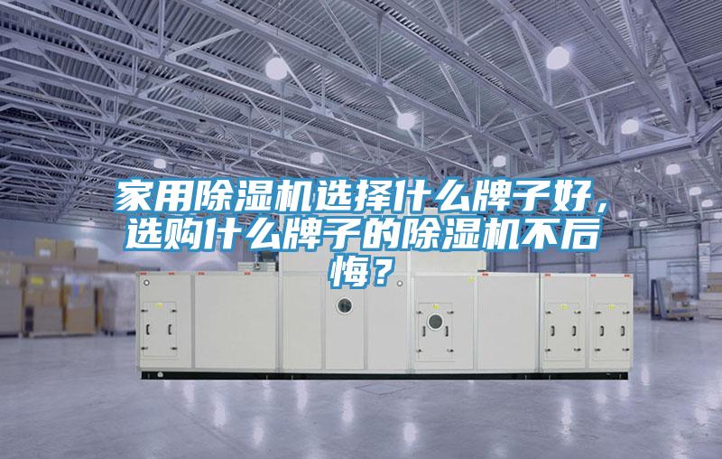 家用除濕機(jī)選擇什么牌子好，選購(gòu)什么牌子的除濕機(jī)不后悔？