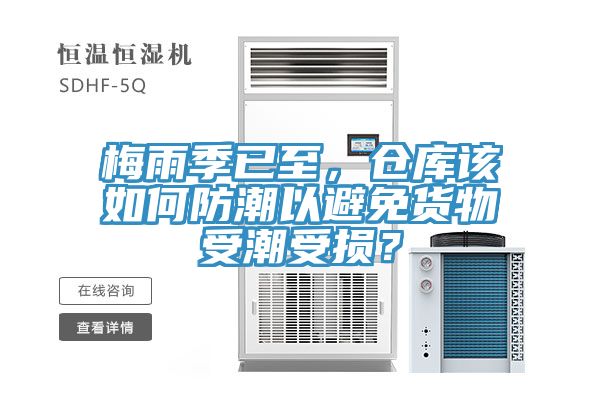 梅雨季已至，倉庫該如何防潮以避免貨物受潮受損？