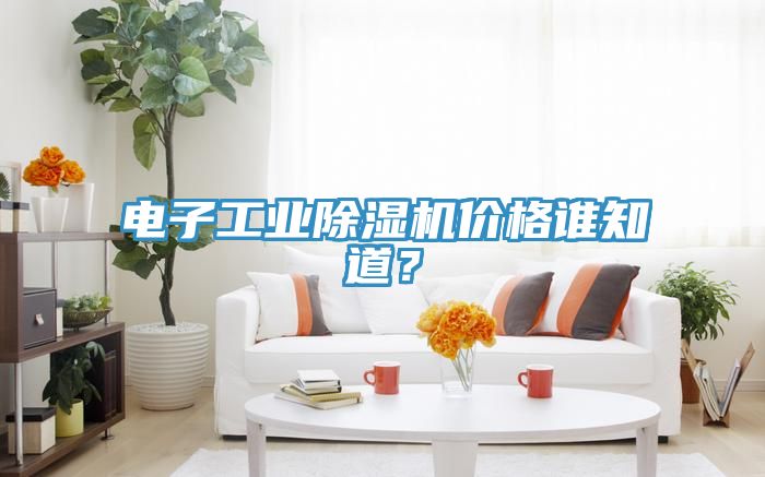 電子工業(yè)除濕機(jī)價(jià)格誰(shuí)知道？