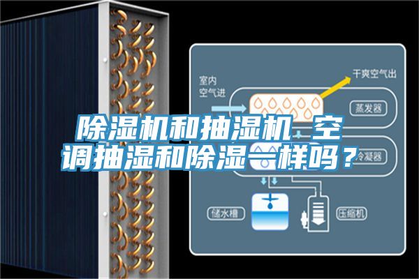除濕機和抽濕機 空調(diào)抽濕和除濕一樣嗎？