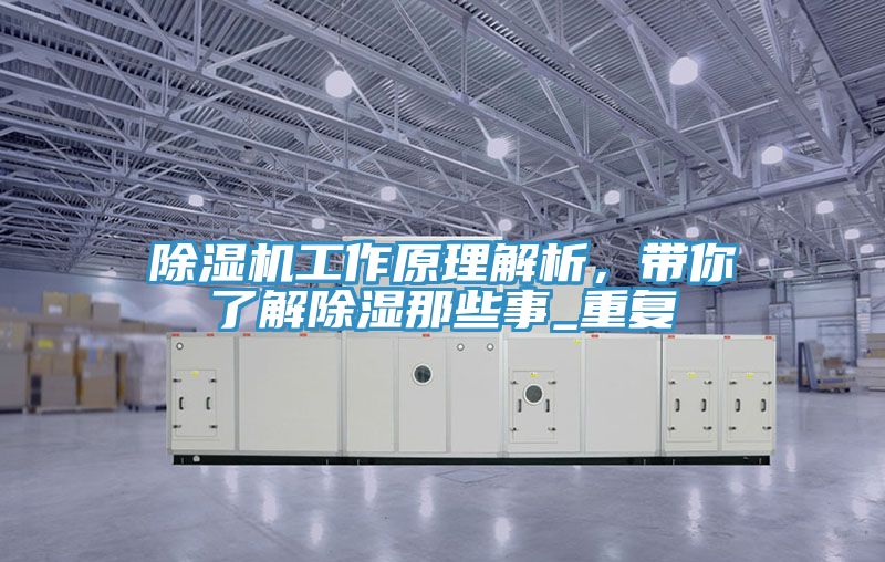 除濕機工作原理解析，帶你了解除濕那些事_重復(fù)