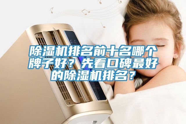 除濕機(jī)排名前十名哪個(gè)牌子好？先看口碑最好的除濕機(jī)排名？