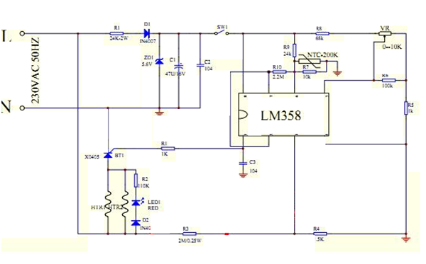 LM358_電源運(yùn)算放大器芯片