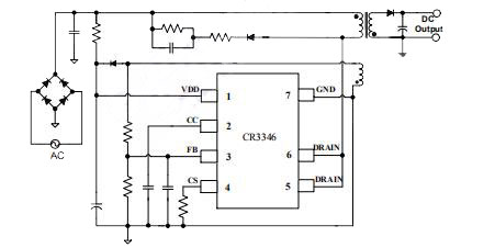 CR3346應(yīng)用電路圖