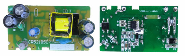 CR5218SC_5V1A適配器方案DEMO實(shí)物圖