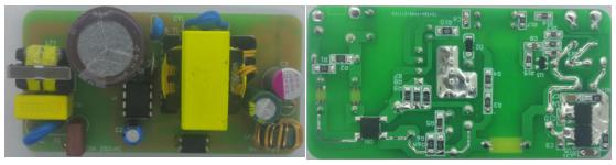 9v3a電源適配器PCB及DEMO實(shí)物圖
