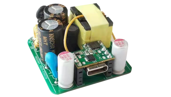 充電器電源芯片方案實(shí)物圖