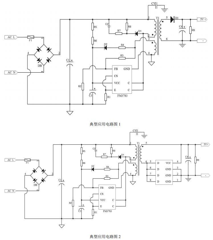 富滿電子fm3783典型應(yīng)用電路圖